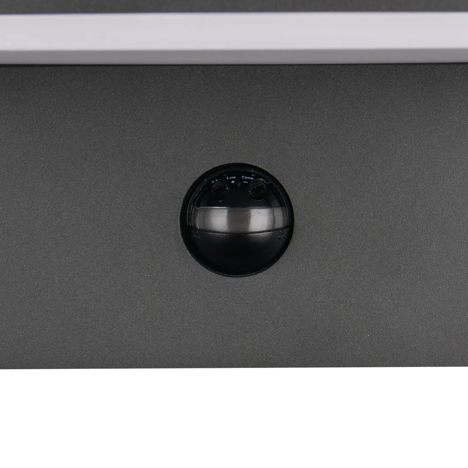 Aplique LED para exterior Ravi, antracita Ancho 18 cm Sensor, IP54