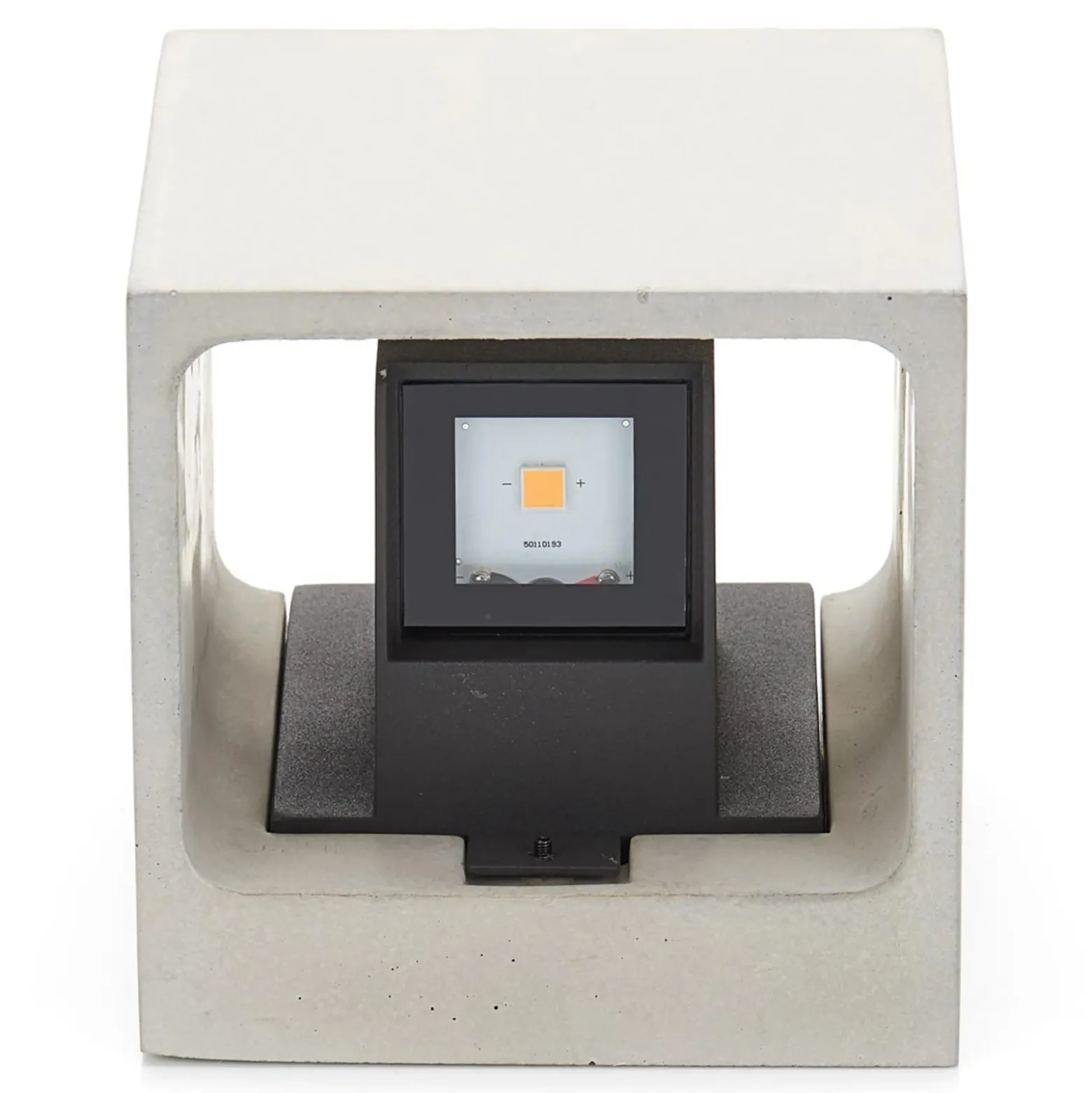 Aplique LED para exterior Riak en gris hormigón