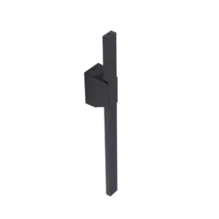Aplique LED para exterior Sakari de Lindby, negro, aluminio, altura 50 cm