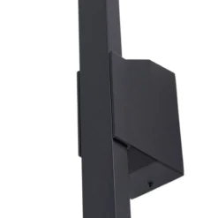 Aplique LED para exterior Sakari de Lindby, negro, aluminio, altura 50 cm