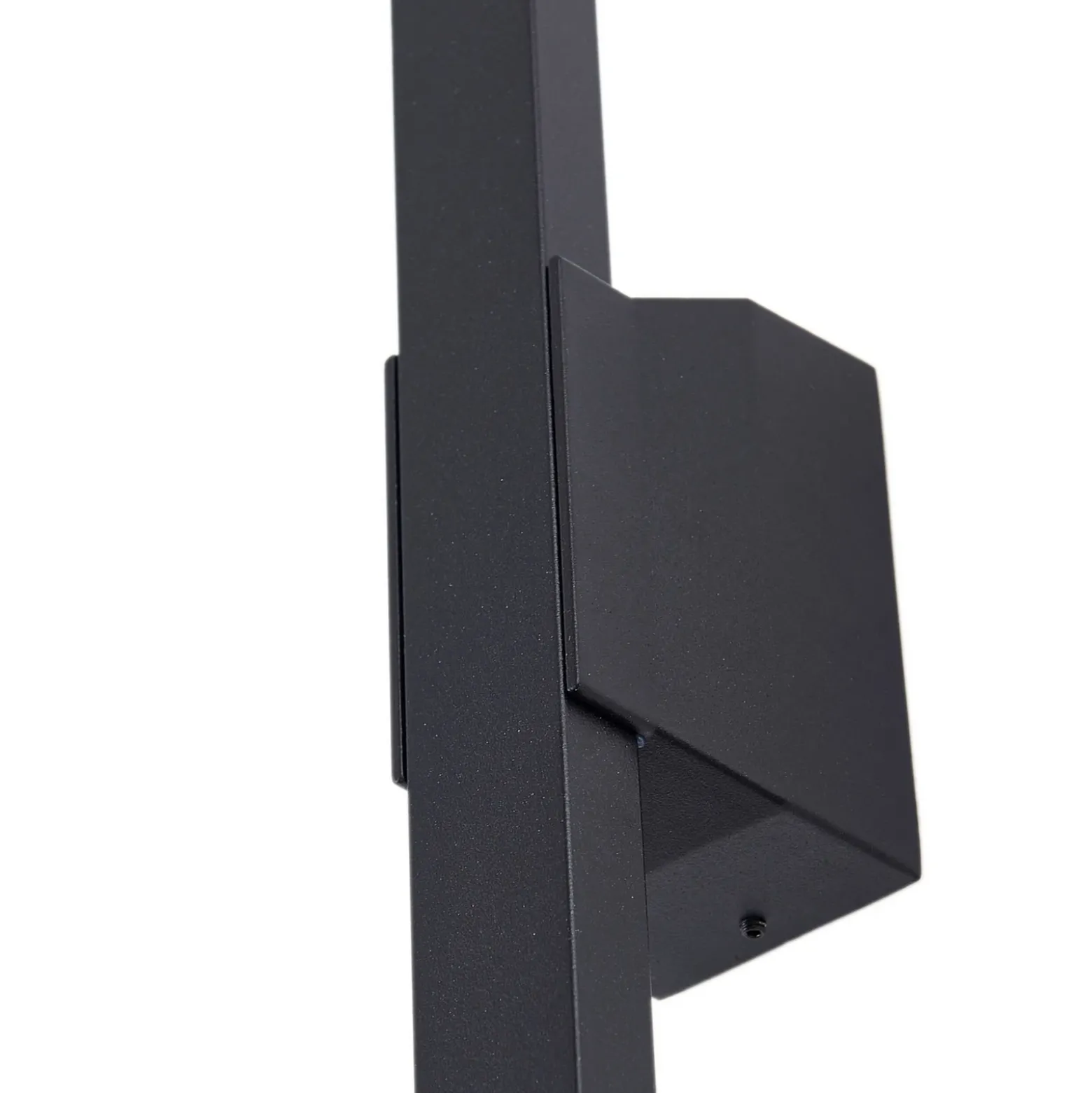 Aplique LED para exterior Sakari de Lindby, negro, aluminio, altura 50 cm