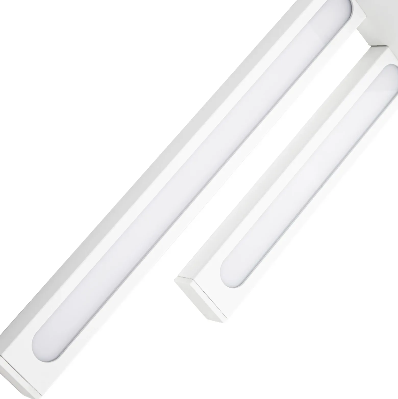 Aplique LED para exterior Sakari de Lindby, blanco, aluminio, altura 59 cm