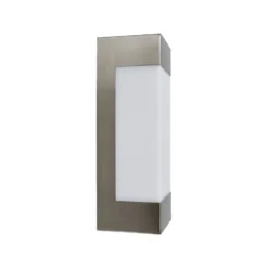 Aplique LED para exterior Severina de Lindby, altura 25 cm, acero inoxidable