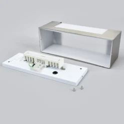Aplique LED para exterior Severina de Lindby, altura 25 cm, acero inoxidable