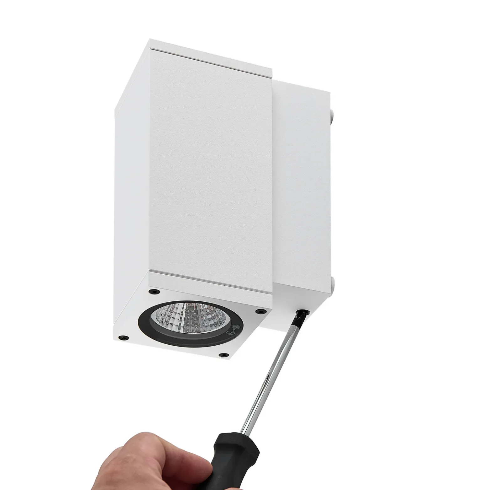Aplique LED para exterior ShoreLine Pro Square, blanca, 830/840