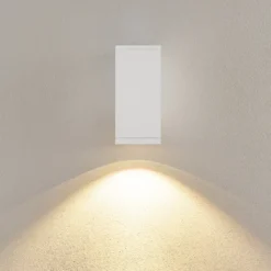 Aplique LED para exterior ShoreLine Pro Square, blanca, 830/840