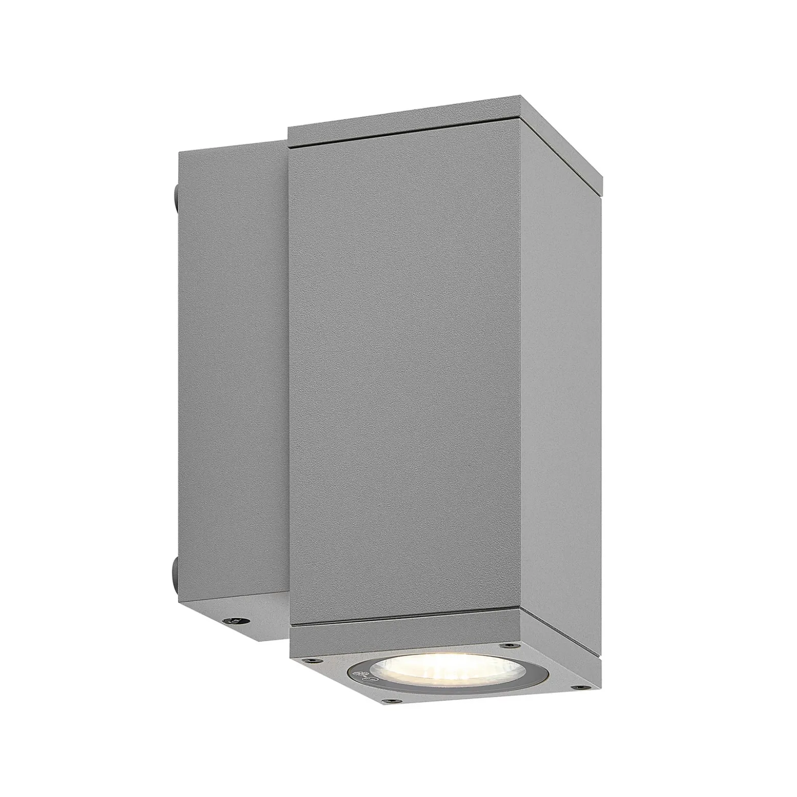 Aplique LED para exterior ShoreLine Pro Square, gris claro, 830/840