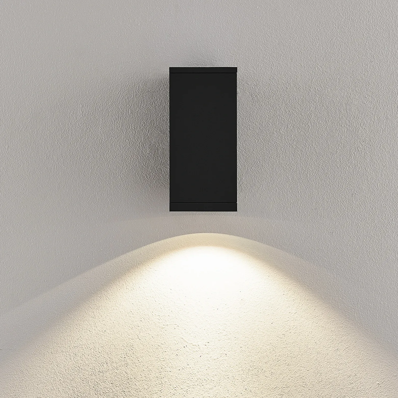 Aplique LED para exterior ShoreLine Pro Square, gris oscuro, 830/840