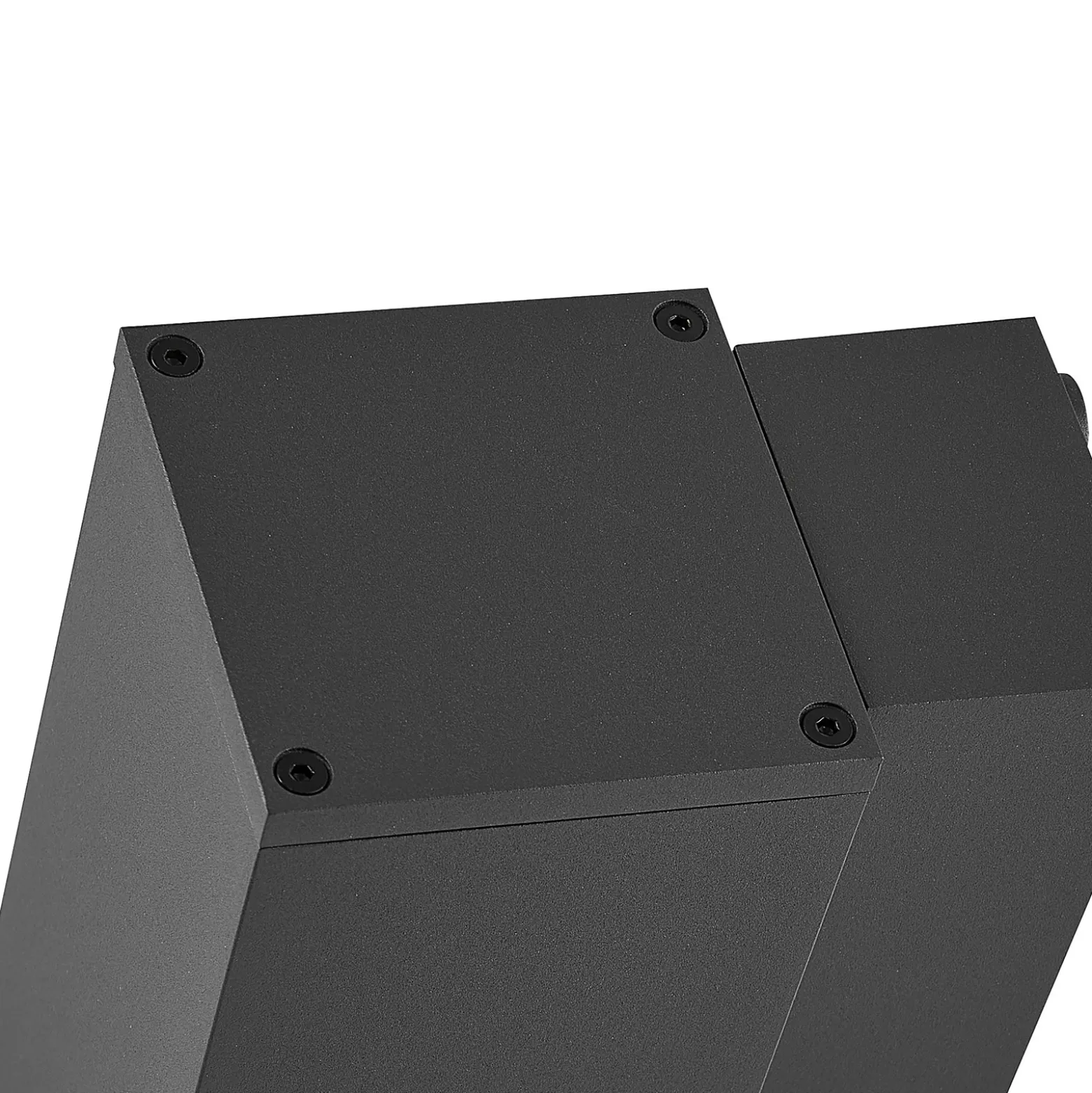 Aplique LED para exterior ShoreLine Pro Square, gris oscuro, 830/840