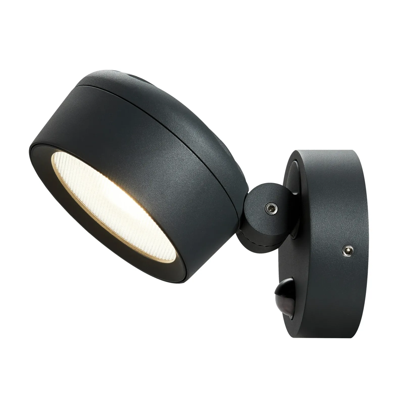 Aplique LED para exterior SLV Eskina Spot Sensor, color antracita, CCT, IP54
