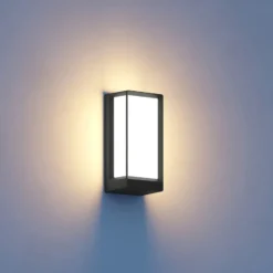 Aplique LED para exterior STEINEL L 42 C, color antracita