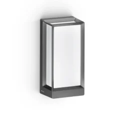 Aplique LED para exterior STEINEL L 42 C, color antracita