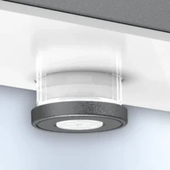 Aplique LED para exterior STEINEL XSolar SOL-O S con sensor, color antracita