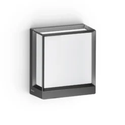 Aplique LED para exterior STEINEL L 40 C, color antracita