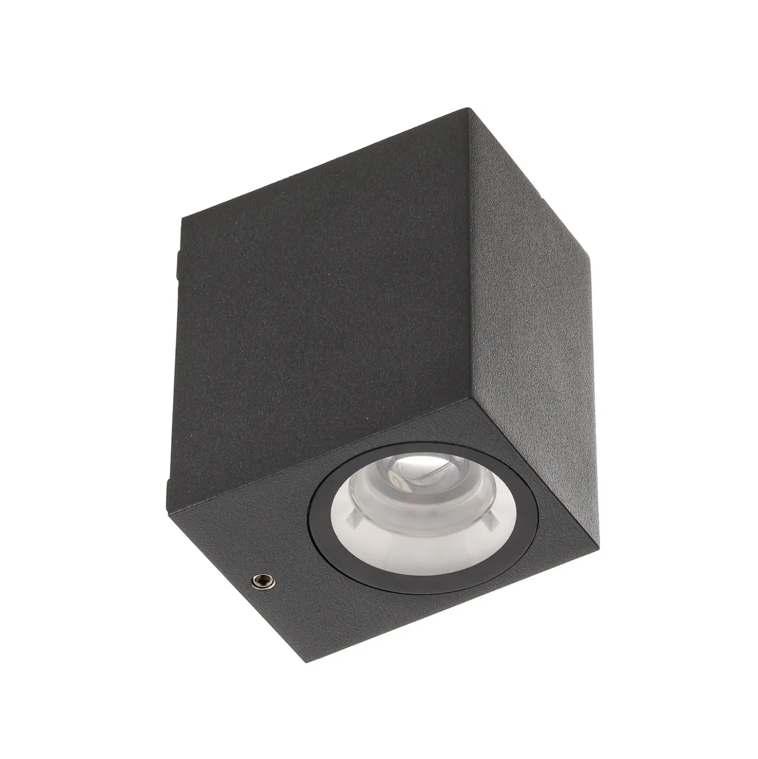 Aplique LED para exterior Tavi de Lucande, antracita, 9,5 cm, IP54