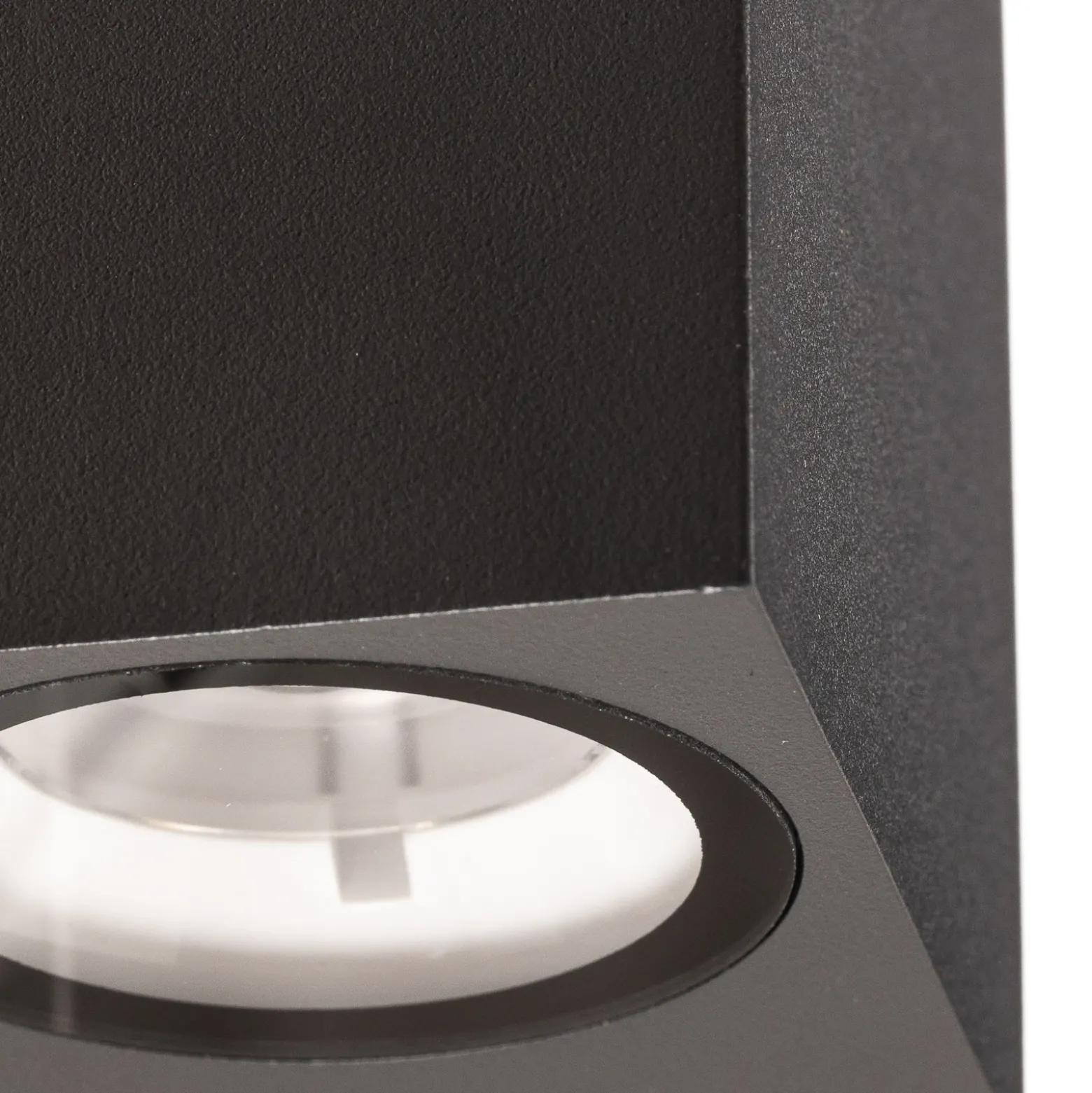Aplique LED para exterior Tavi de Lucande, antracita, 9,5 cm, IP54