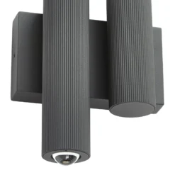Aplique LED para exterior Torvian de Lucande, antracita, 2 luces