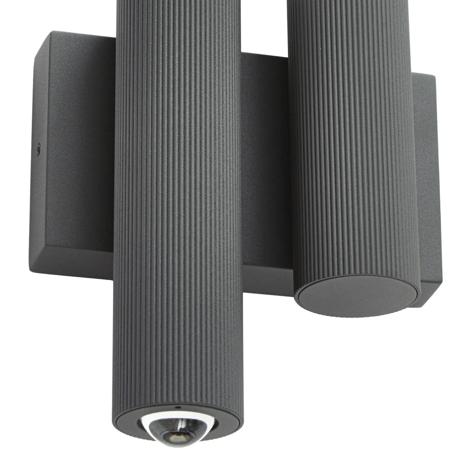 Aplique LED para exterior Torvian de Lucande, antracita, 2 luces