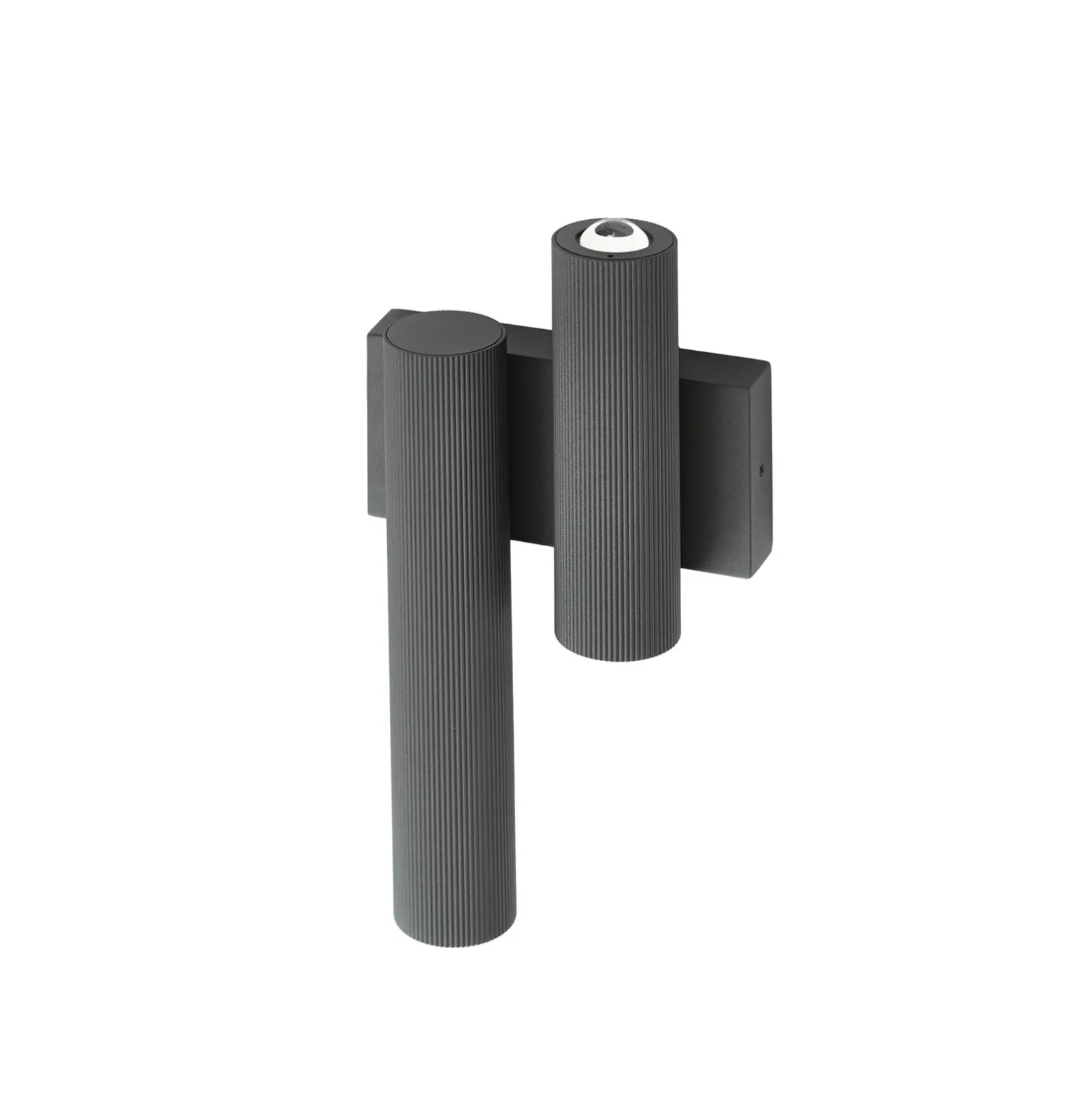 Aplique LED para exterior Torvian de Lucande, antracita, 2 luces