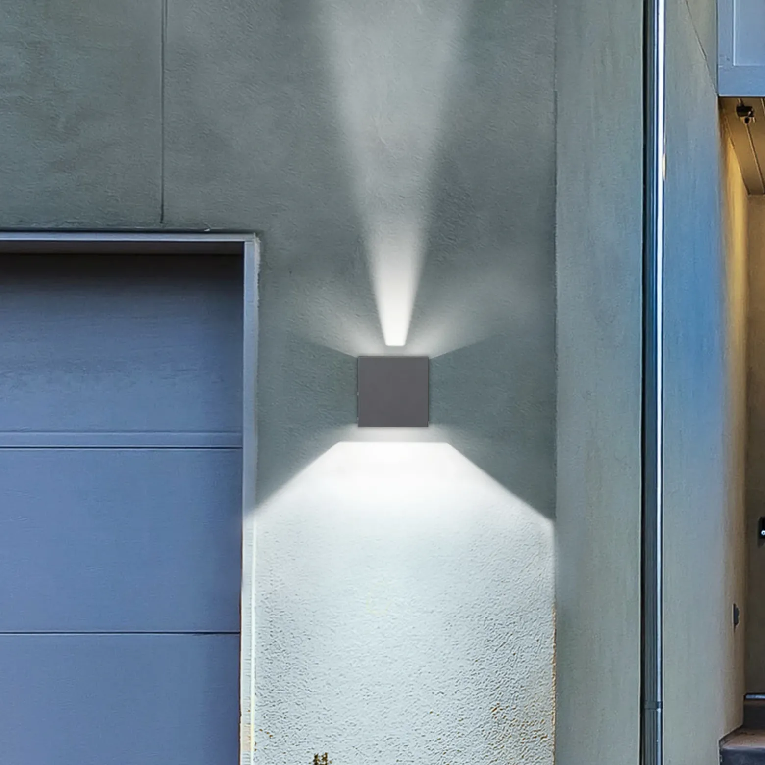 Aplique LED para exterior 9032 up/down antracita