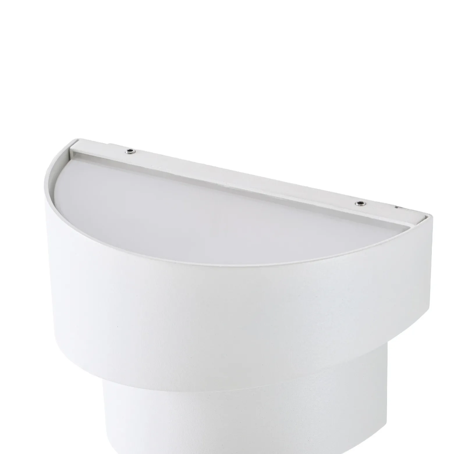 Aplique LED para exterior Valir de Lindby, blanco, tres pantallas, IP54