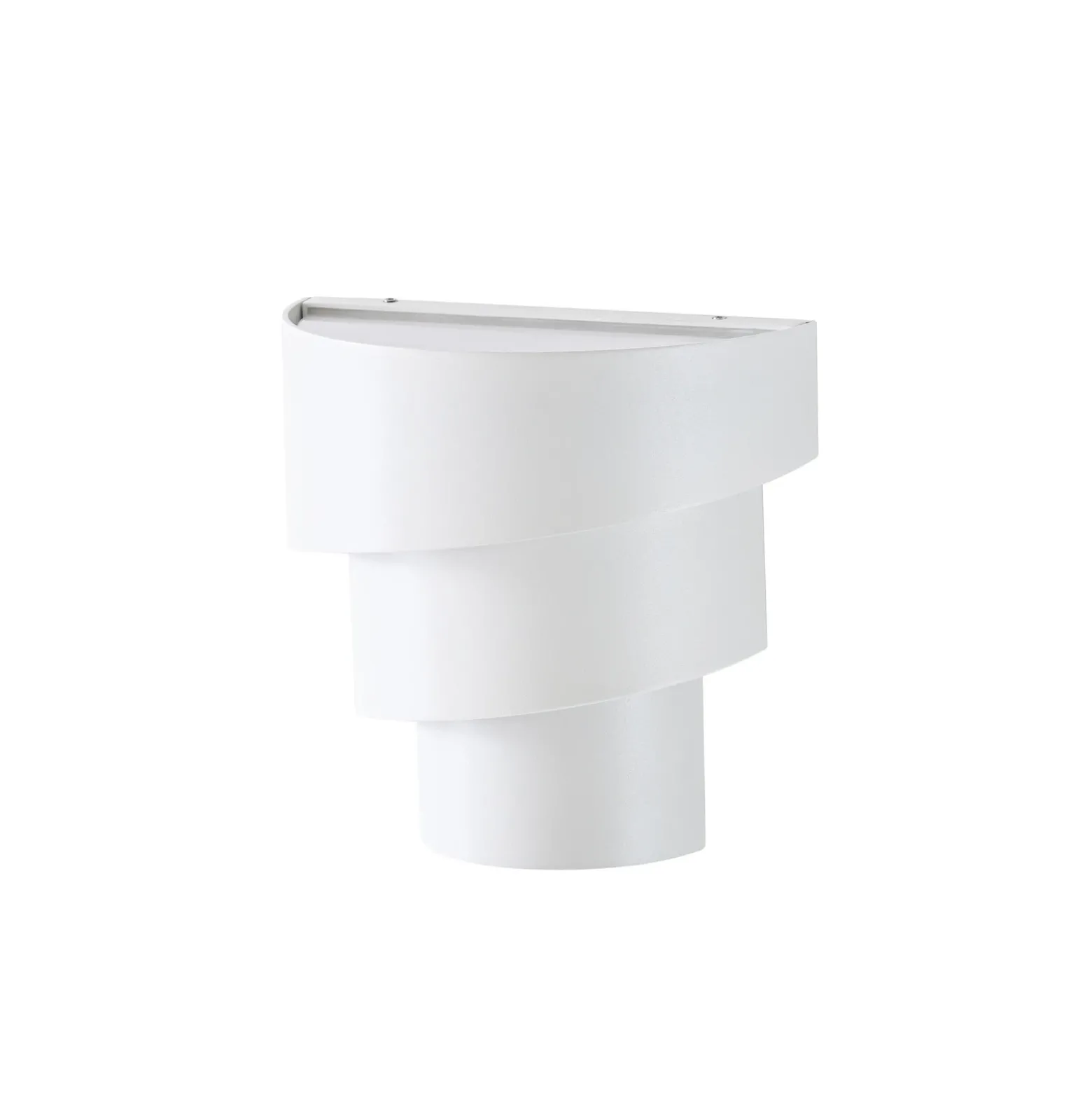 Aplique LED para exterior Valir de Lindby, blanco, tres pantallas, IP54