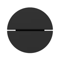 Aplique LED para exterior Vascella, negra, Ø 18 cm, metal