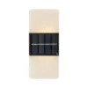 Aplique LED para exterior Wally, 14x6 cm blanco esmerilado CCT