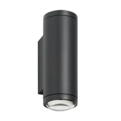Aplique LED para exterior 5155, 2 x 4 W, arriba & abajo, grafito, aluminio