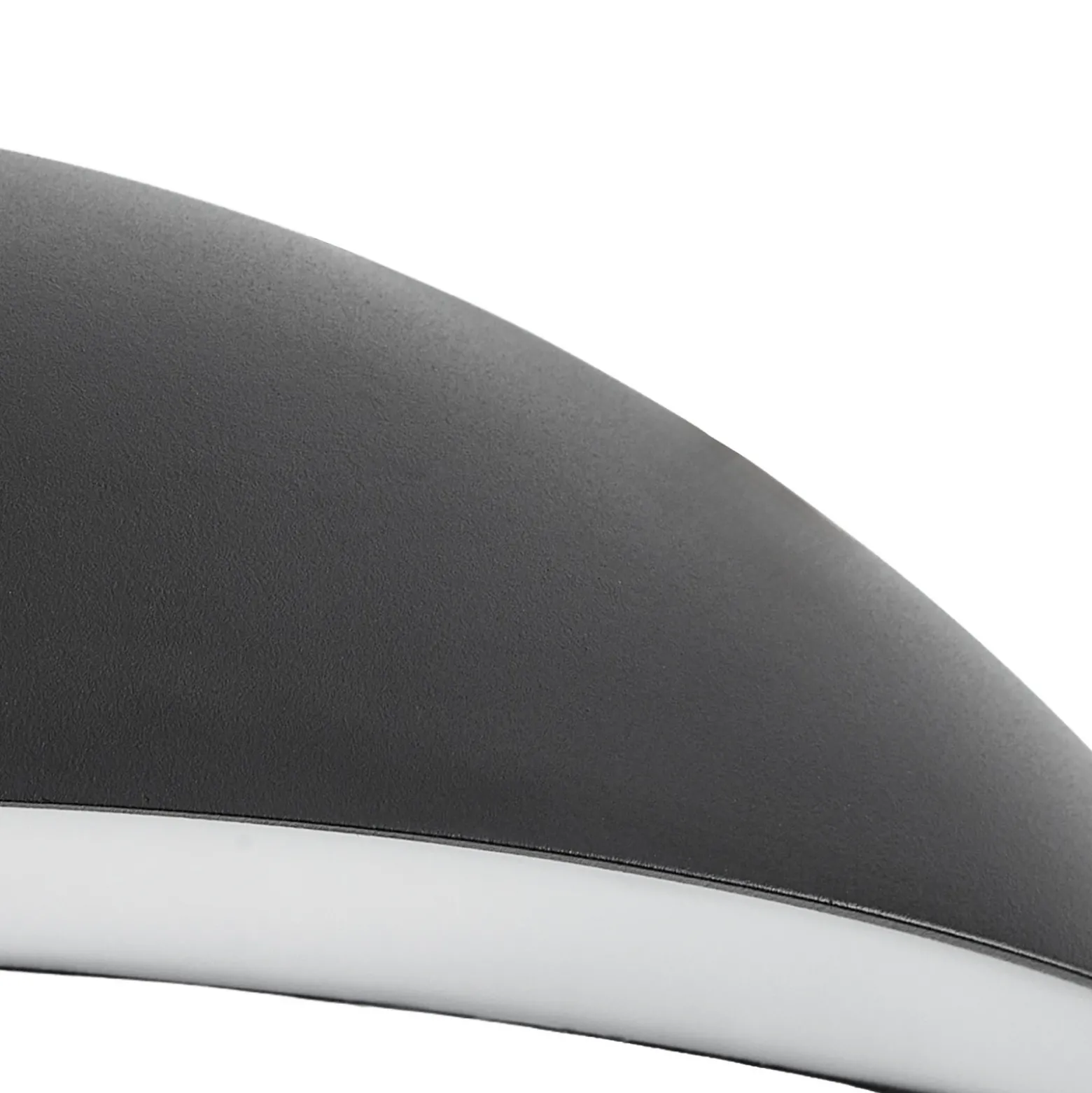 Aplique LED para exterior Zerino de Lindby, negro, 34,5 cm, IP54