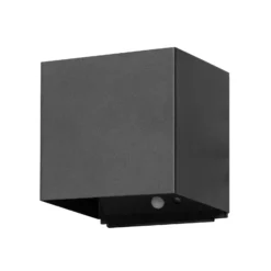 Aplique LED recargable Magnetics, negro, 120°, arriba/abajo, sensor