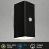 Aplique LED recargable para exterior, negra, sensor, arriba/abajo