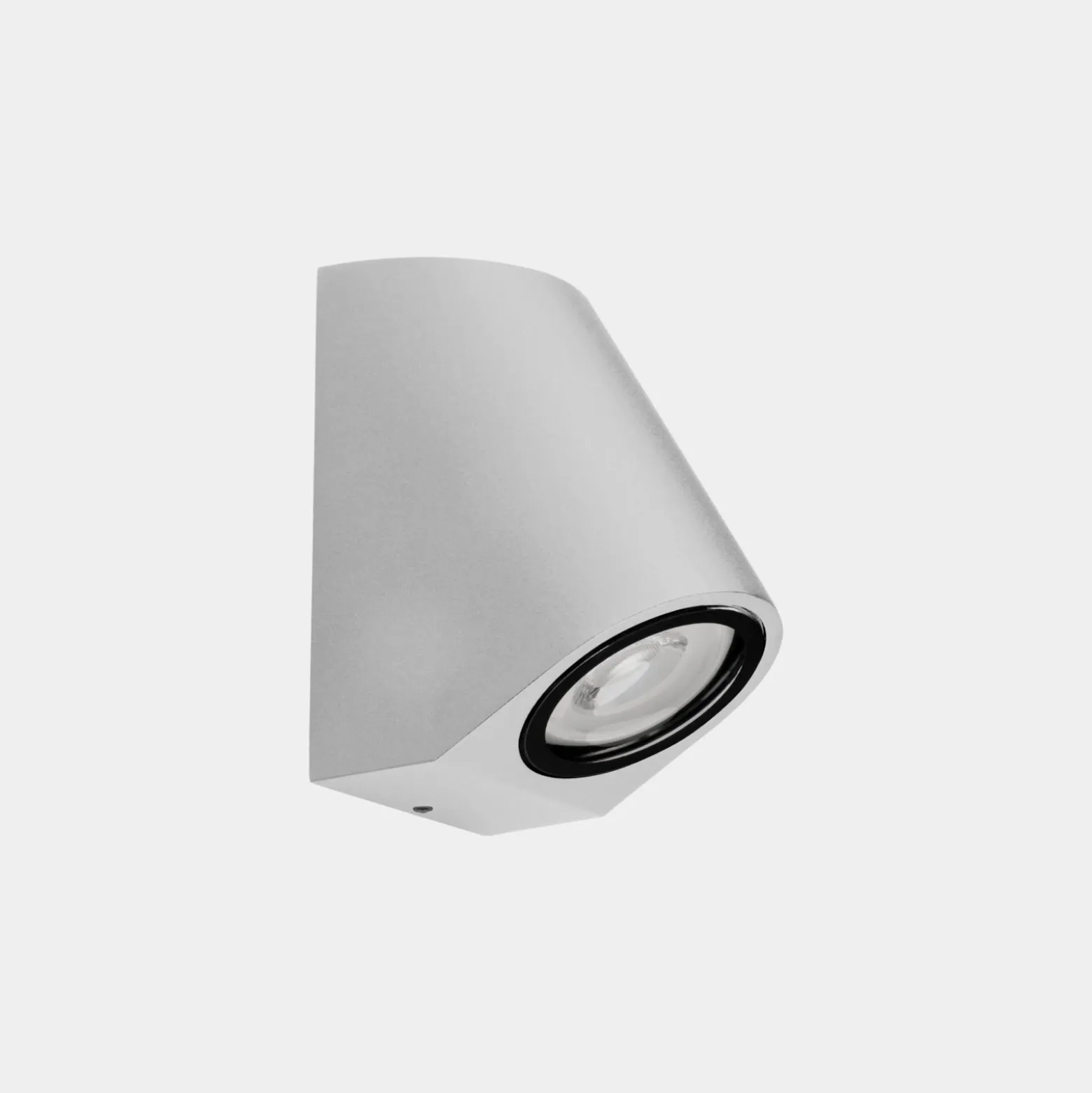 Aplique LEDS-C4 para exterior Eko Inclined, blanco, ancho 7 cm, aluminio