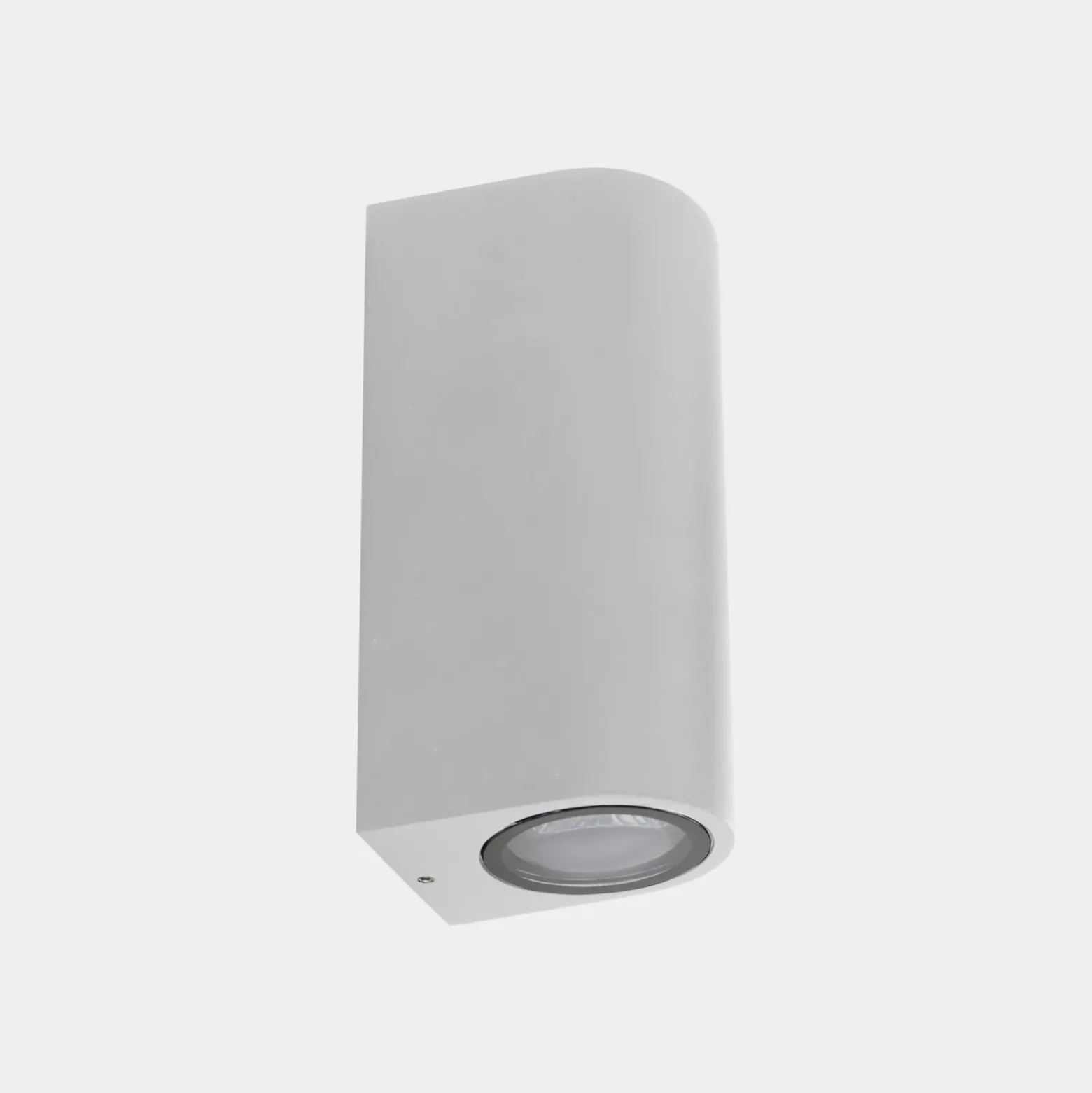 Aplique LEDS-C4 para exterior Eko Double, blanco, ancho 7 cm, aluminio