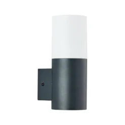 Aplique para exterior Aberdeen,altura 23,2 cm, antracita, acero inoxidable