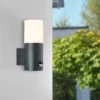 Aplique para exterior Aberdeen, sensor, altura 23,2 cm, antracita