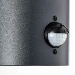 Aplique para exterior Aberdeen, sensor, altura 23,2 cm, antracita