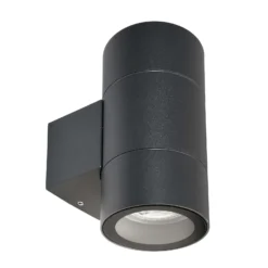 Aplique para exterior Achernar 2 luces, arriba/abajo, gris negro