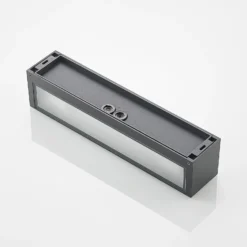 Aplique para exterior Arcchio LengoE27, 38 cm, antracita, E27, IP54