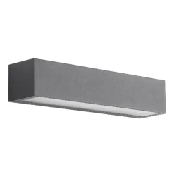 Aplique para exterior Arcchio LengoE27, 38 cm, antracita, E27, IP54