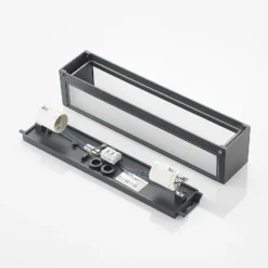 Aplique para exterior Arcchio LengoE27, 38 cm, antracita, E27, IP54