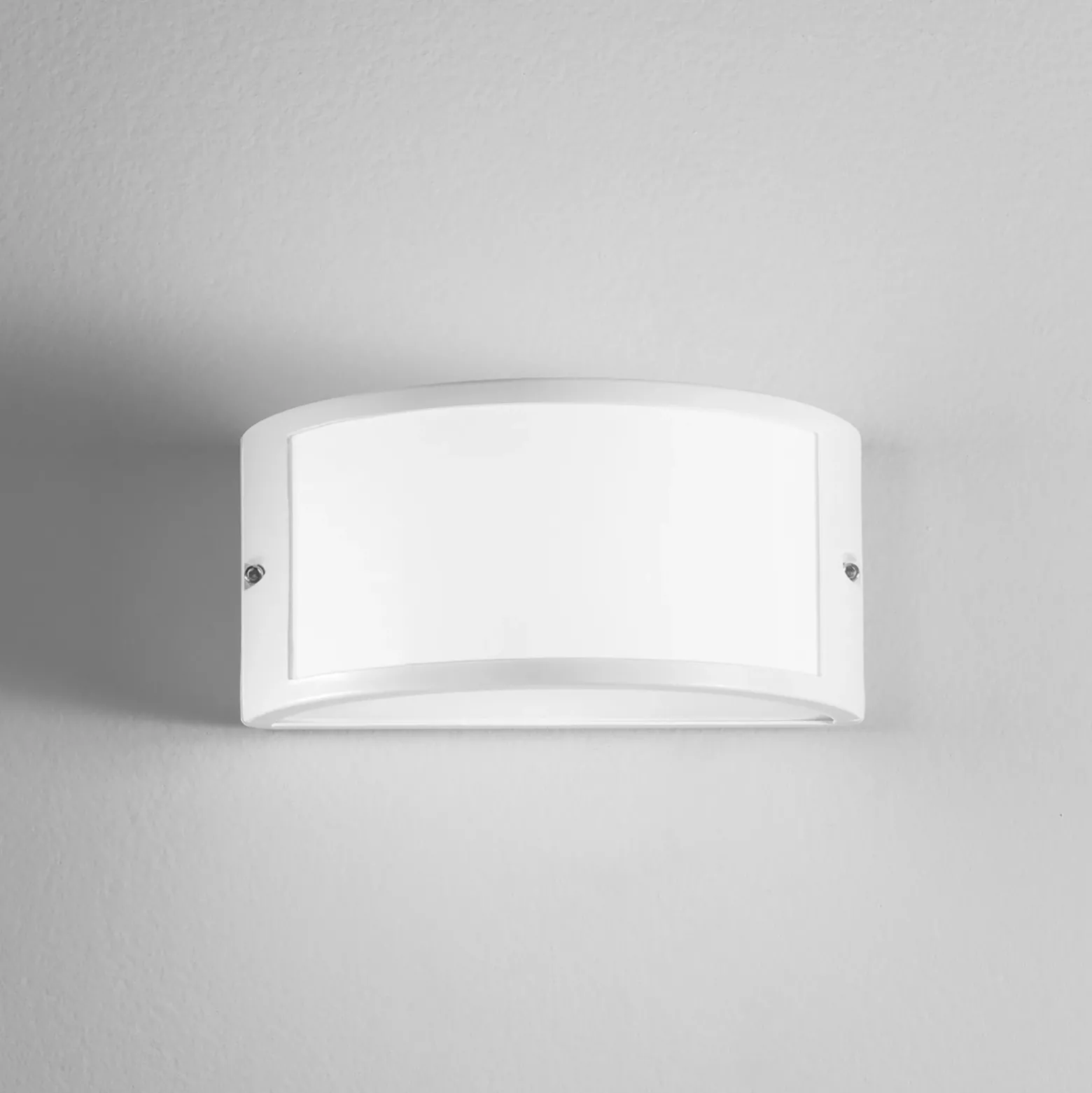 Aplique para exterior Austin, blanca, ancho 25 cm, metal, IP54
