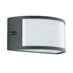 Aplique para exterior Austin, negra, ancho 25 cm, metal, IP54