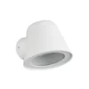 Aplique para exterior Beni, blanco mate, ancho 11 cm, metal
