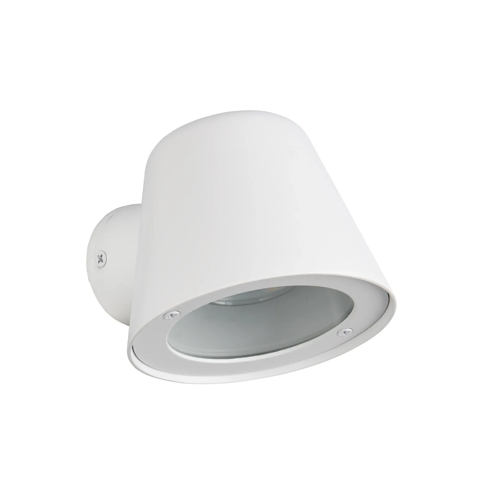 Aplique para exterior Beni, blanco mate, ancho 11 cm, metal
