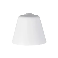 Aplique para exterior Beni, blanco mate, ancho 11 cm, metal