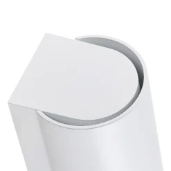Aplique para exterior CAN, blanco, 1 luz, Ø 8 cm, IP65, metal, GU10