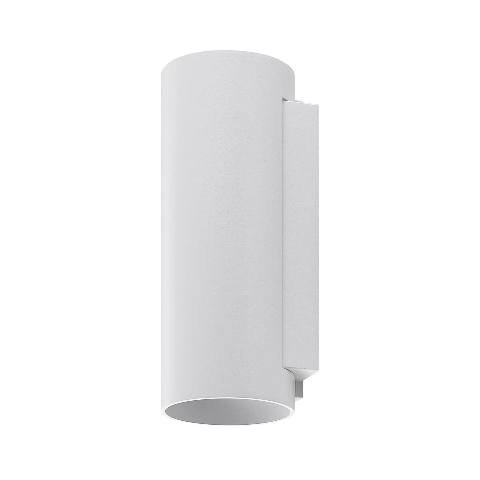 Aplique para exterior CAN, blanco, 2 luces, Ø 8 cm, IP65, metal, GU10