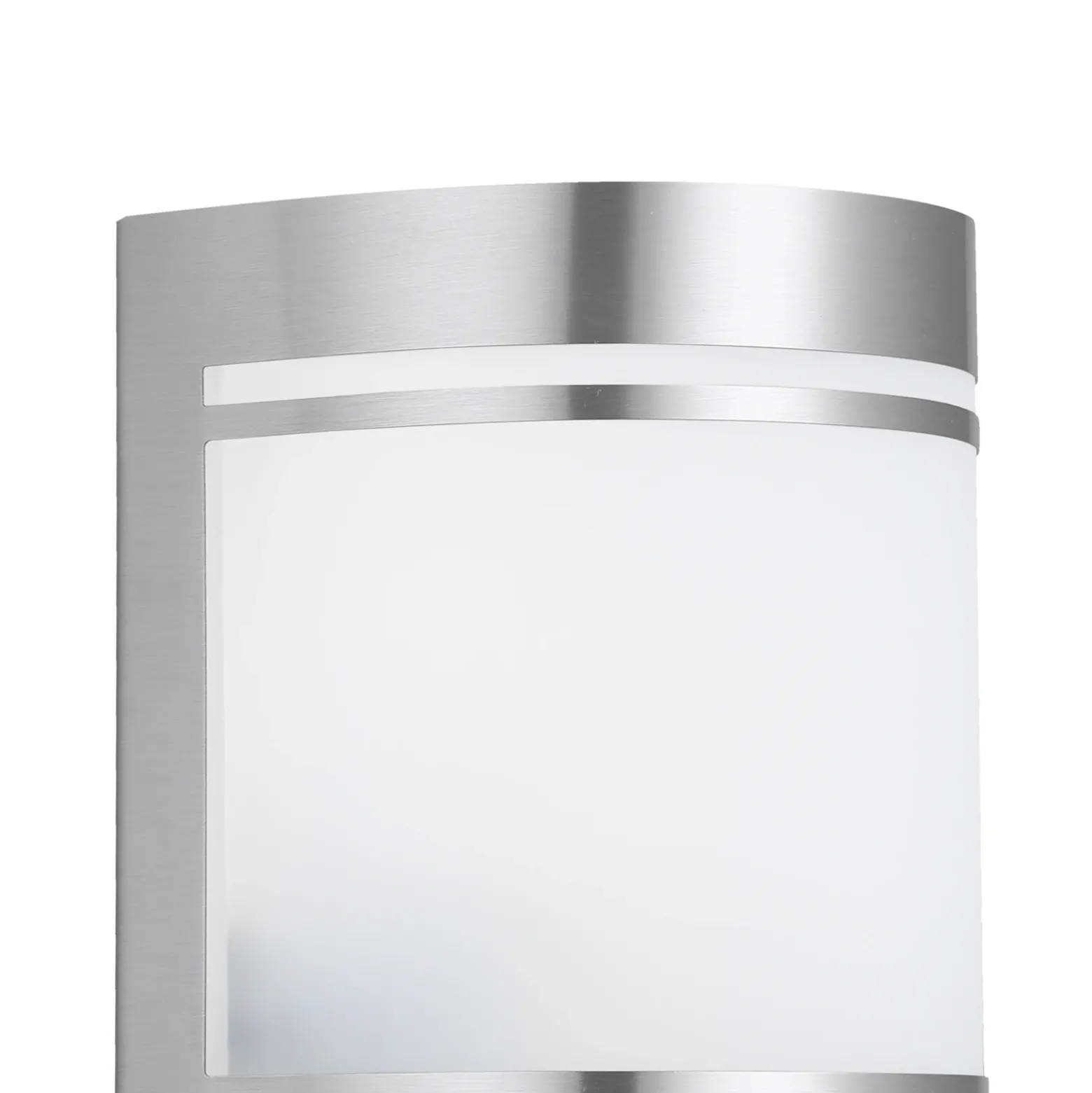 Aplique para exterior Cerno, detector de movimiento, acero inoxidable
