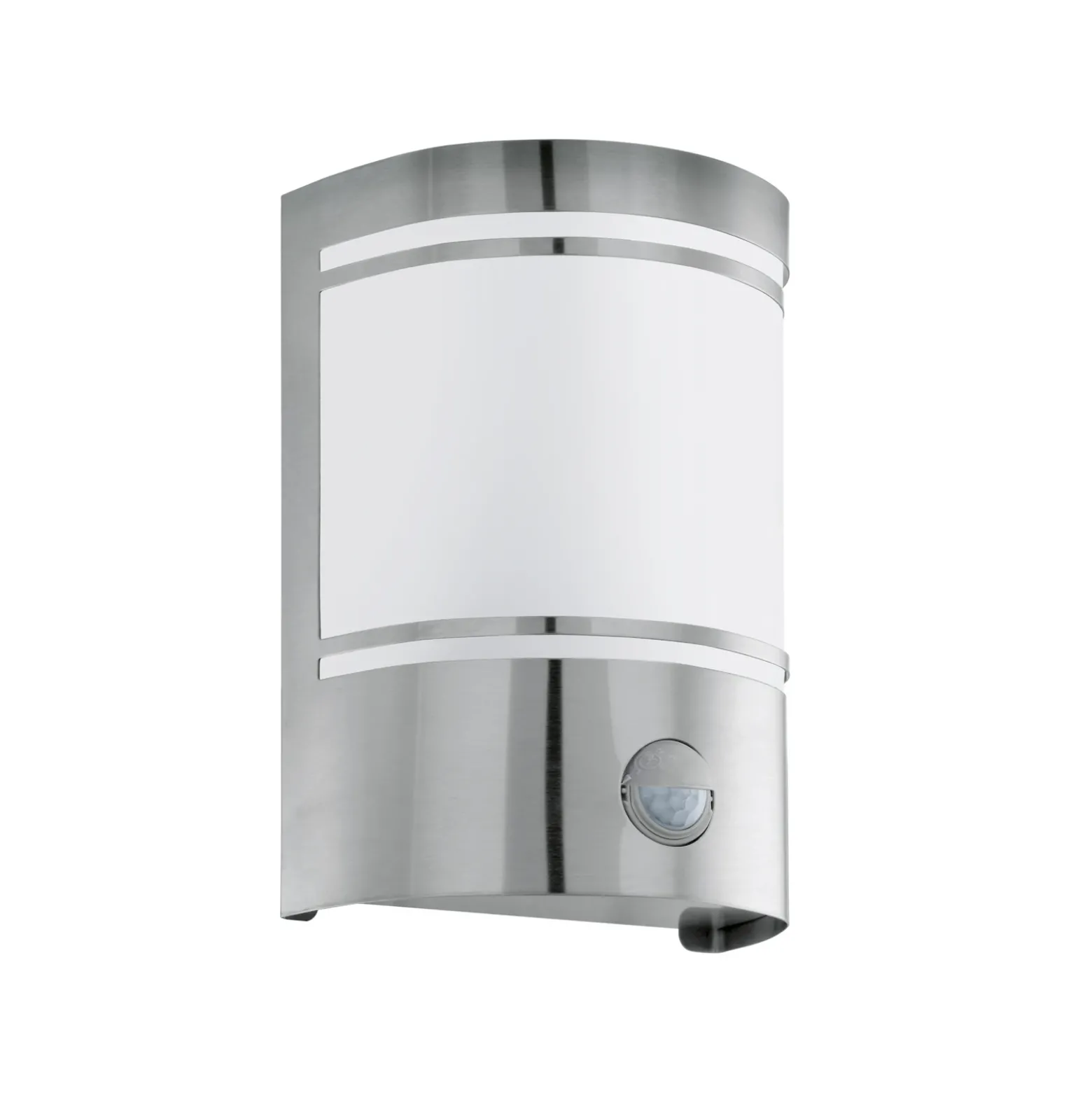 Aplique para exterior Cerno, detector de movimiento, acero inoxidable